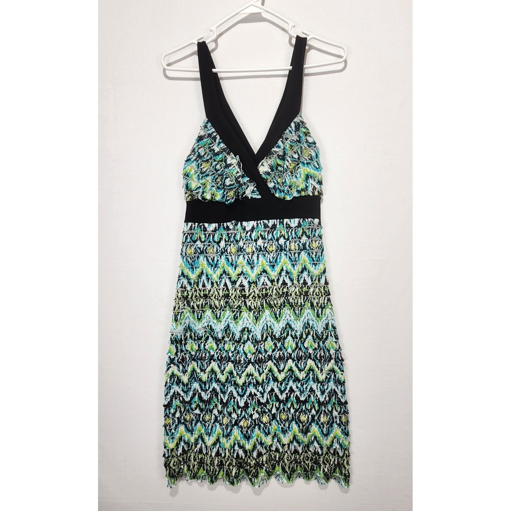 Cocomo‎ Women's Y2K Tiered Multicolor Stretchy Dress Size S